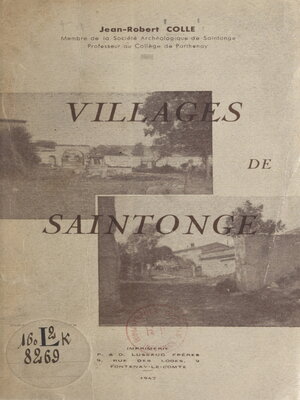cover image of Villages de Saintonge
